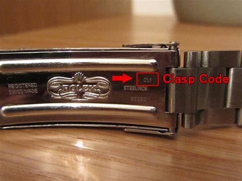 rolex glidelock clasp|rolex clasp code lookup.